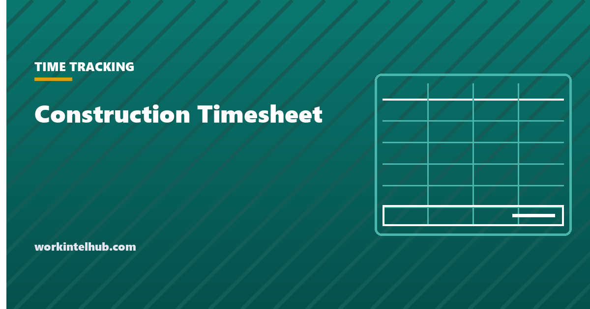 A construction timesheet with cost codes, classifications and multiple job sites