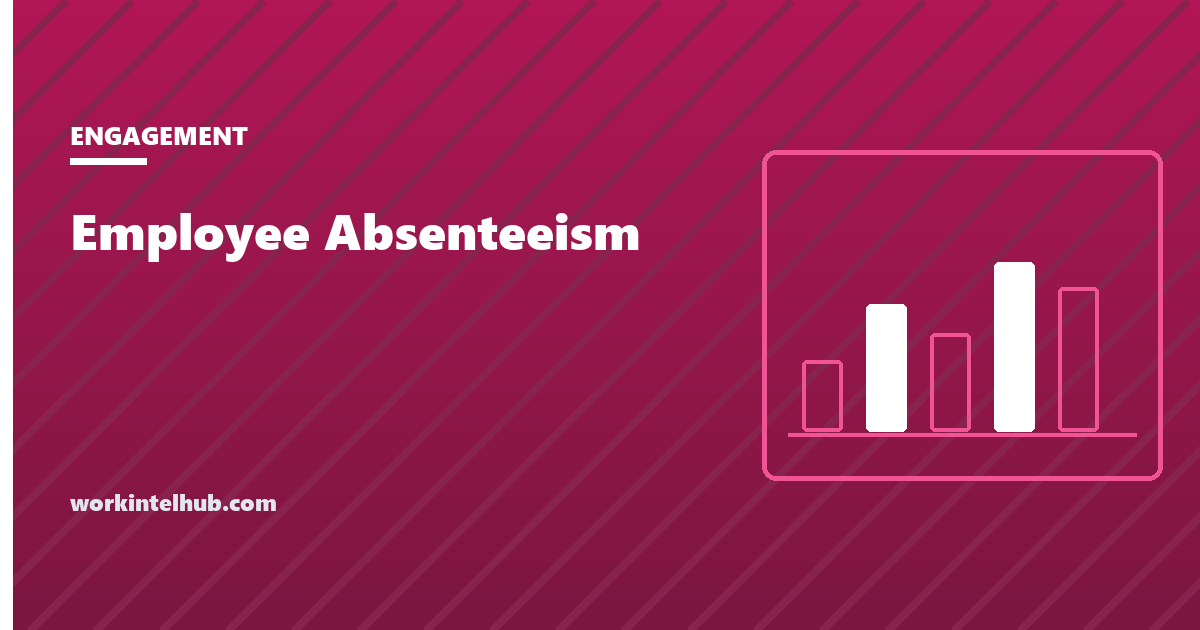 An absence rate calculated from days lost against days available with a cost line