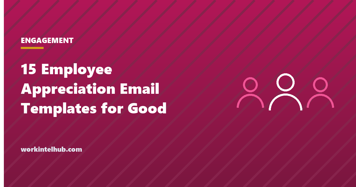 An appreciation email naming the specific work, what it achieved and a thank-you from the manager