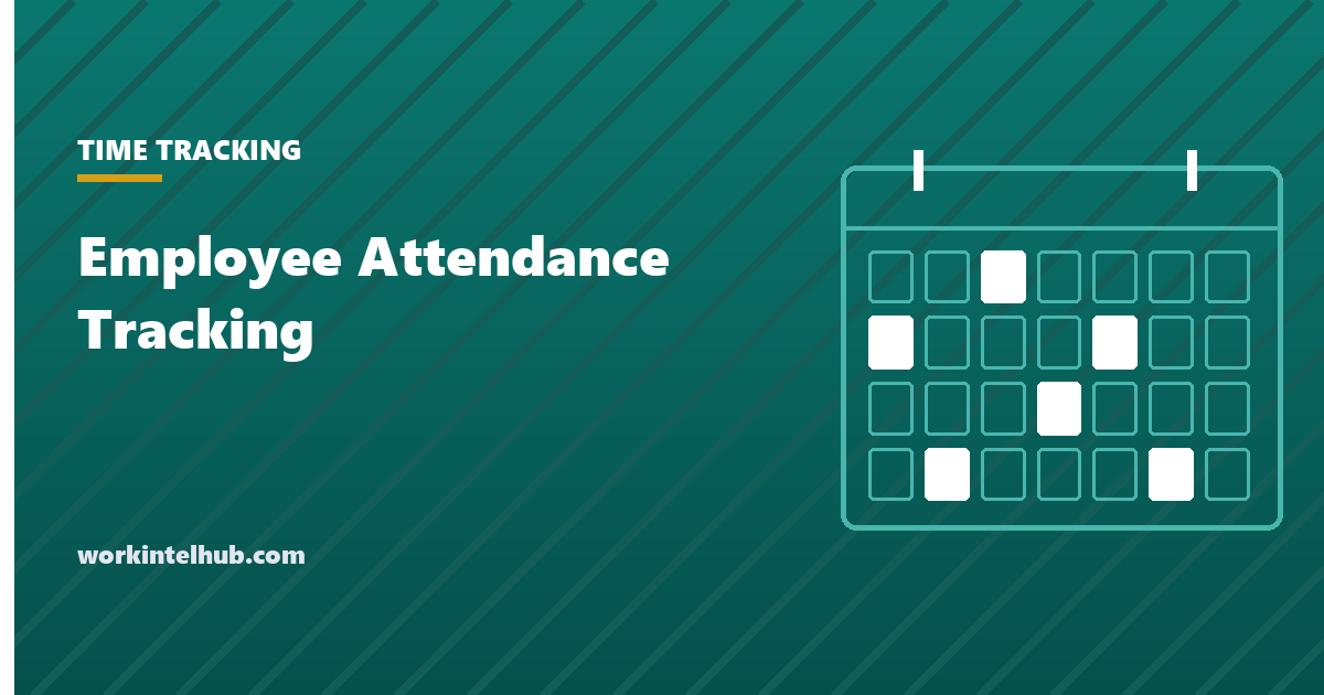 An attendance record showing patterns of absence rather than a running total