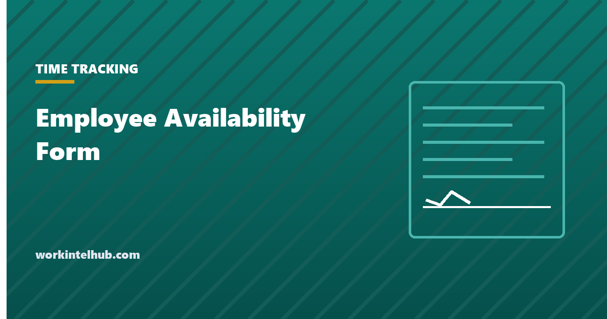 A weekly availability grid with hours per day and a maximum weekly total