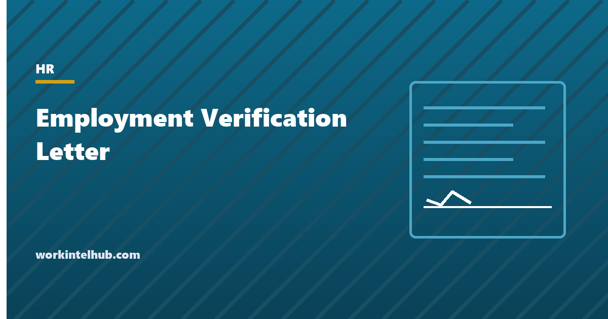 Employment Verification Letter