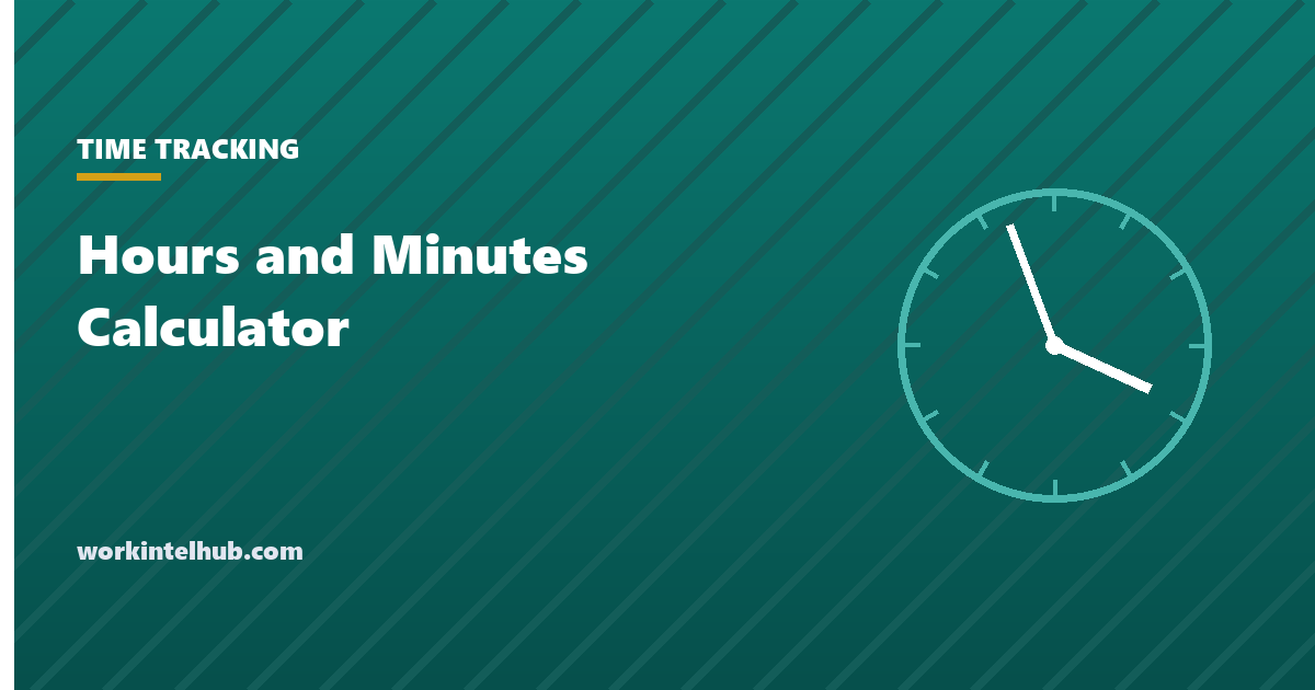 A calculator adding a list of hours and minutes and showing the total in h:mm and decimal