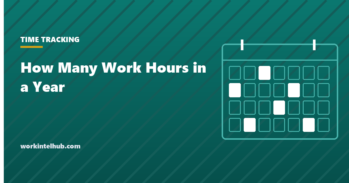 A calculator showing work days, holidays and hours for a year with the 2,080-hour standard beside it