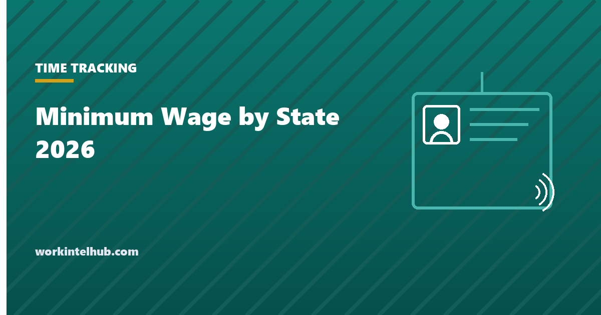 A table of 2026 state minimum wage rates with tipped wages and scheduled increases