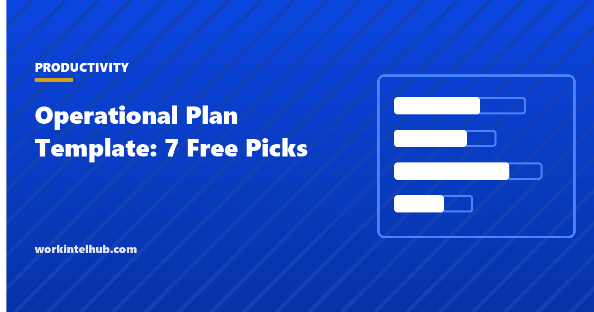 An annual operational plan with objectives, initiatives, KPIs, owners and quarterly milestones