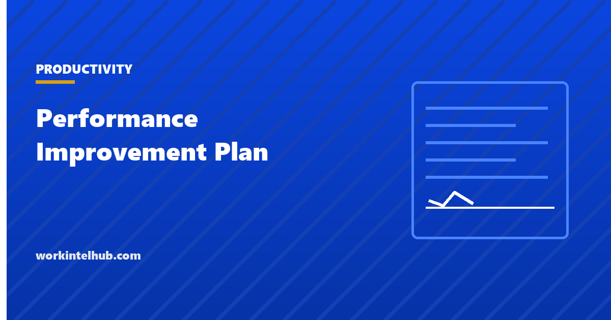 Performance Improvement Plan