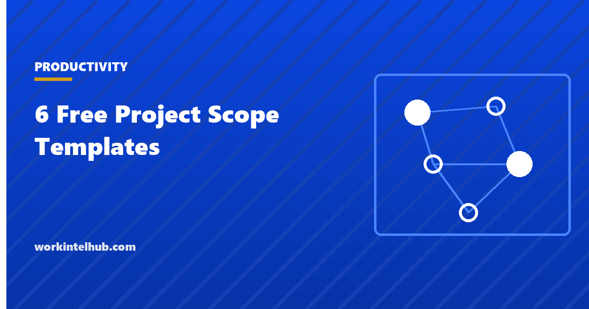 A project scope statement with in-scope, out-of-scope, deliverables and acceptance criteria sections