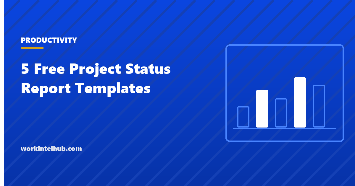 A one-page project status report with RAG status, milestones, risks and decisions needed