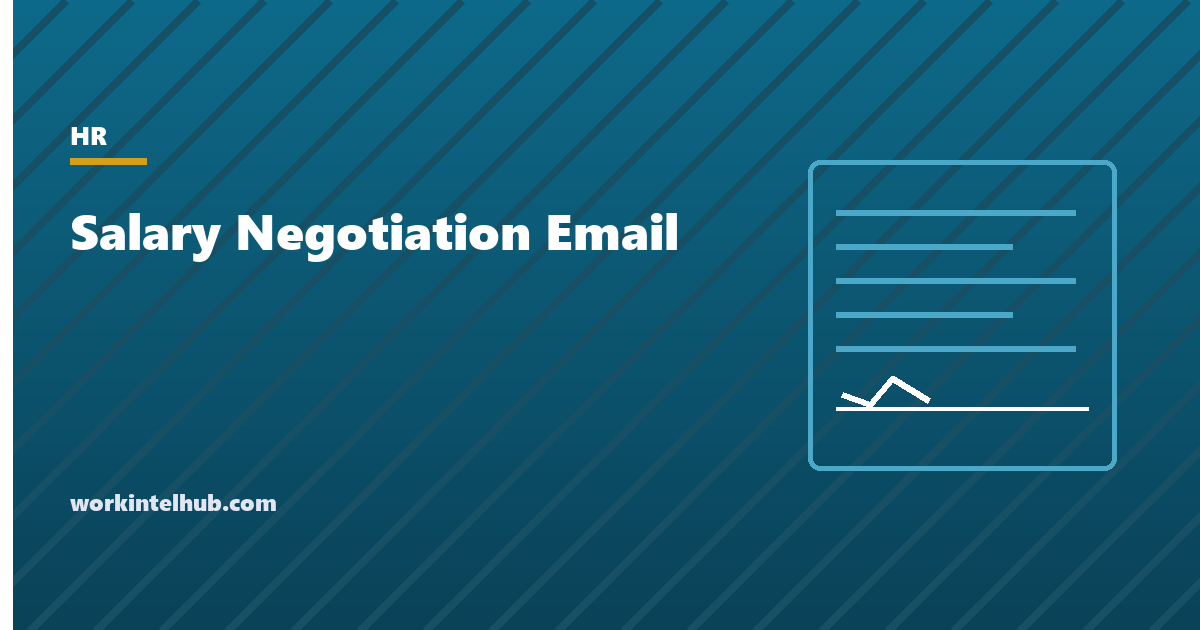A salary negotiation email with a specific ask, market evidence and a value line