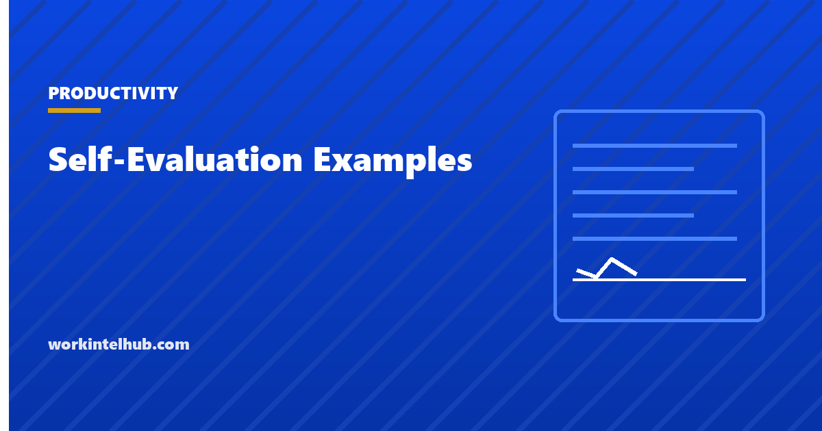 A self-evaluation form with statements built from an action, its evidence and its result