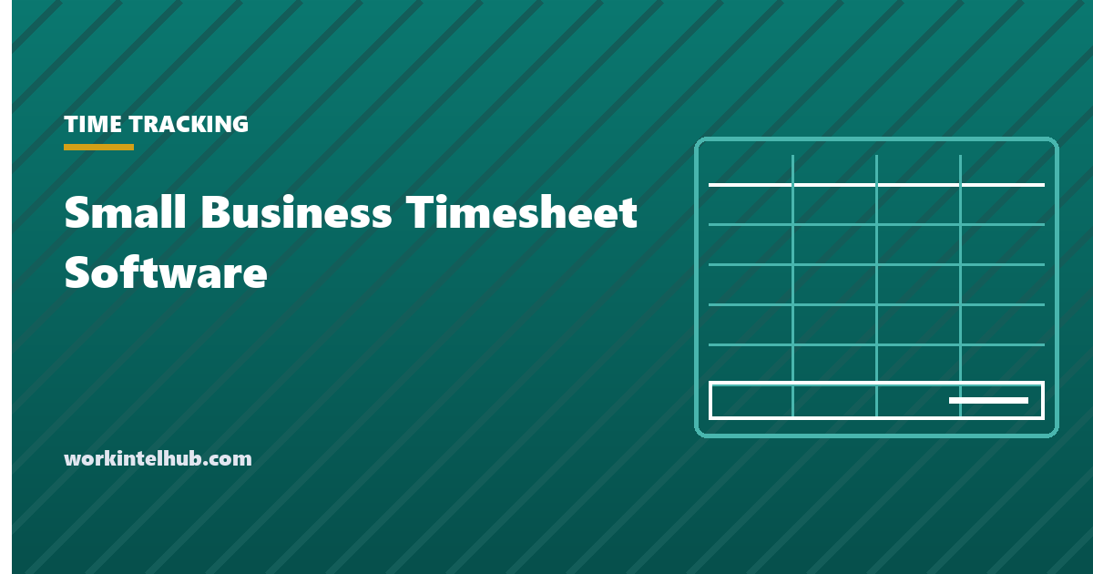 A comparison of timesheet software settings against a small team's requirements