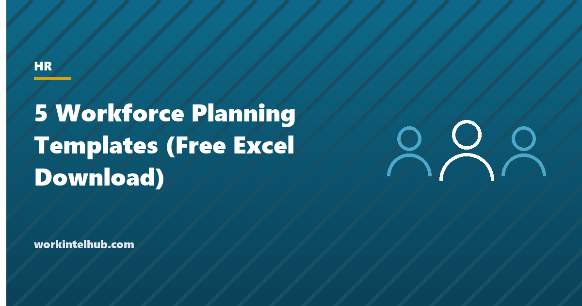 A workforce planning gap analysis comparing forecast demand with projected supply by role