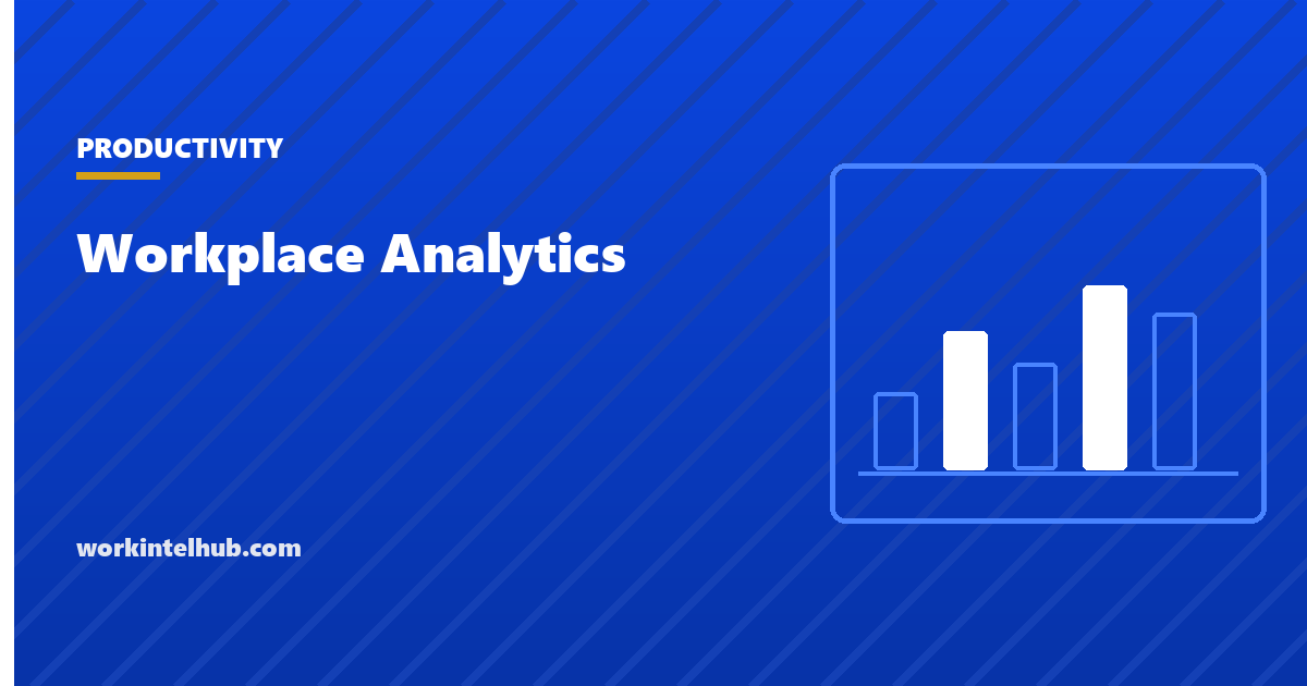Team level workplace analytics chart showing meeting load and after hours activity with no individual names
