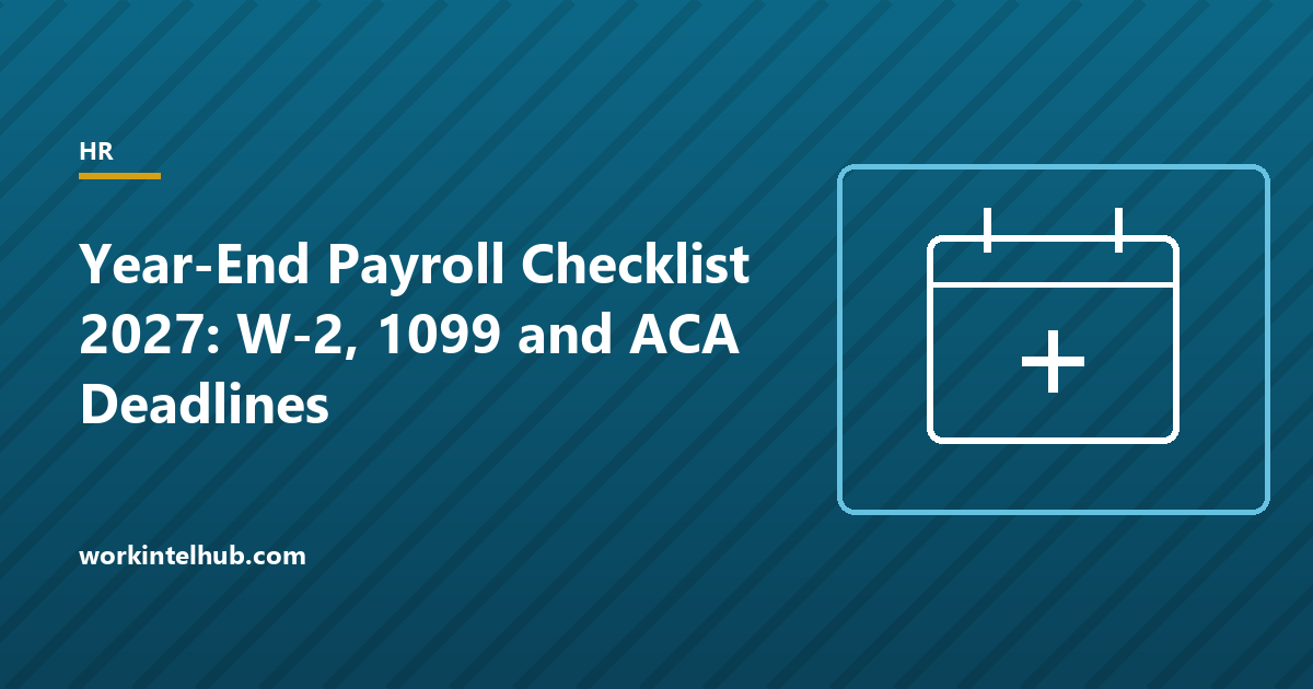 A year-end payroll calendar with the February 1, 2027 filing date circled