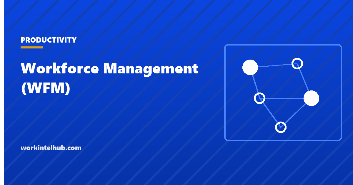 A forecast, a schedule and a time record linked in a workforce management cycle