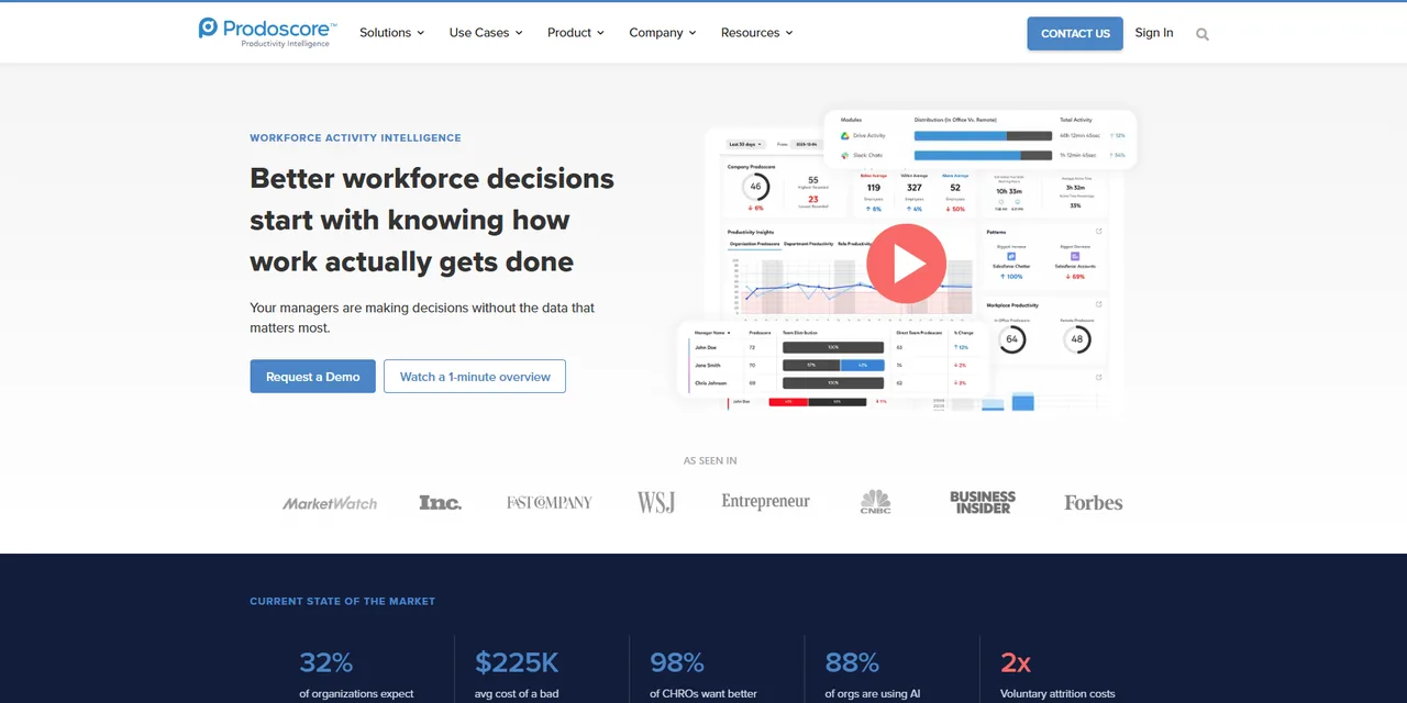 Prodoscore homepage